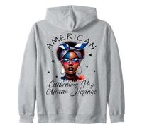 African American Celebrating My African Heritage Sunglasses Sweat à Capuche