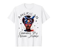 African American Celebrating My African Heritage Sunglasses T-Shirt