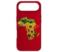 African Animal Map Juneteenth Flag Colors Pride Black Africa Coque pour iPhone Air