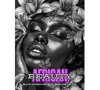 African Beauty Black Women Coloring Book For Adults: Magical Unique Relaxation Illustrations For Stress Relief and Anxiety, Beautiful Portraits Of natural American Latina Girls