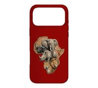African Big Five Safari, éléphant, Lion, rhinocéros, léopard Coque pour iPhone 17 Pro Max