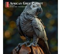 African Grey Parrot Calendar 2026: Planner with Stunning Images of Intelligent Talking Birds