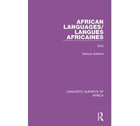 African Languages/Langues Africaines