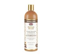 African Pride Moisture Miracle Après-shampoing hydratant pour miel, chocolat et huile de noix de coco Répare et hydrate pour les enroulements et les boucles naturels, nourrit et régénère, sans sulfate