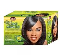African Pride Hair – Défrisant sans soude Olive Miracle – Kit régulier