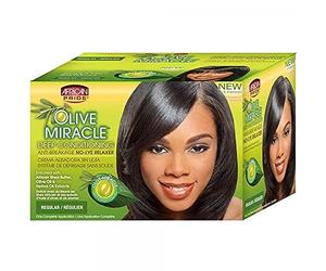 African Pride Olive Miracle No-Lye Relaxer - Regular KIT