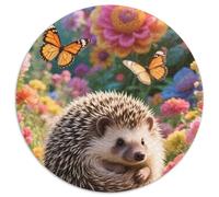 African Pygmy hérisson 1000 Pièces Animaux Puzzle Circulaire Détente & Relaxation Jeu Cadeau Unique Adultes Enfants 1000pcs (67.5x67.5cm)