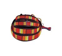 African Rainbow Craft Collier pour Chien, Collier pour Chien Fait Main en Cuir véritable, doublé Doux et Durable, Design Luxueux et Ajustable - Sundowner (Medium / 25-35cm)