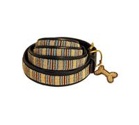 African Rainbow Craft Collier pour Chien, Collier pour Chien Fait Main en Cuir véritable, doublé Doux et Durable, Design Luxueux et Ajustable - Blue Nile (Large / 40-60cm)