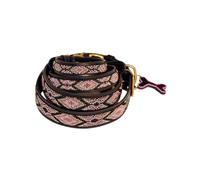 African Rainbow Craft Collier pour Chien, Collier pour Chien Fait Main en Cuir véritable, doublé Doux et Durable, Design Luxueux et Ajustable - Kampuri Pink (Large / 40-60cm)