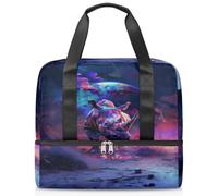 African Rhino Sac de sport pour femme et homme Kirls Garçons Filles 21 L Sac fourre-tout séparé pour voyage, gym, yoga, couleur, Big, Organiseur de sac