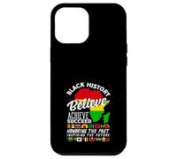 African Roots Black History Croire Réaliser Le Passé et Le Futur Coque pour iPhone 12 Pro Max