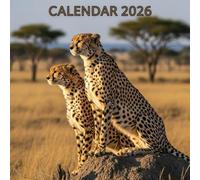 African Safari 2026 Calendar: 12 Months of Majestic Wildlife