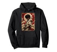 African Samurai Japanese Warrior Anime Katana Ronin Sweat à Capuche