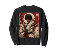 African Samurai Japanese Warrior Anime Katana Ronin Sweatshirt