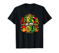 African Soul Rasta, Roots Reggae Vibes T-Shirt