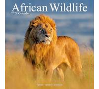 African Wildlife Calendar 2026 Square Wildlife Safari Wall Calendar - 16 Month