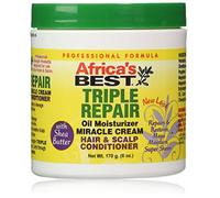 AFRICA'S BEST Après-Shampoing Triple Repair 6 0z 182 ml