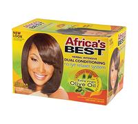 Africa's Best Kit Défrisant Olive Cheveux Épais No-Lye Relaxer