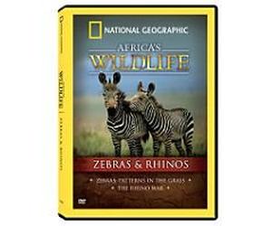Africa's Wildlife Collection Zebras and Rhinos DVD, National Geographic (Zebras: Patterns in the Grass, The Rhino War)