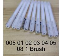 Africeveryday-Stylo Fineliner Multi-Taille,Marqueurs De Dessin,Brosse À Croquis,Pointe Fine,Stylo De Lettrage,Fournitures D'art,Papeterie - Type 9pcs