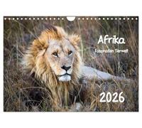 Afrika - Faszination Tierwelt (Wandkalender 2026 DIN A4 quer), CALVENDO Monatskalender: Afrika - Faszination Tierwelt