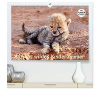 Afrikas wildes Kinderzimmer (hochwertiger Premium Wandkalender 2026 DIN A2 quer), Kunstdruck in Hochglanz: Begegnungen mit dem wilden Nachwuchs
