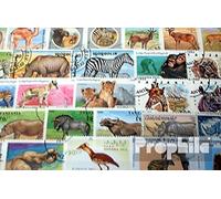 Afrique 100 Divers Africaine Animaux Timbres (Timbres pour Les collectionneurs) Autres mammifères (singes/Dinosaures/éléphants...)
