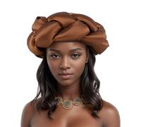 Afrique - Bandeau tressé - Grand bandeau Nigeria - Turban - Chapeau réglable - Pour fête de mariage
