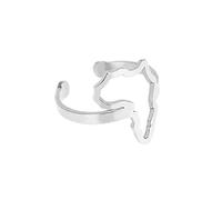 Afrique Carte Bagues Pour Femmes Anneau Réglable - Cartes De L'Afrique Contour Charm Ethnique Ouverture Doigt Classique Bijoux Bague Pour Unisexe Dames Cadeau De Fête D'Anniversaire,Argent