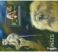 Afrique Centrale République Bloc-Feuillet 1093 (complète. édition) Neuf avec Gomme Originale ** MNH 2013 Singe (Timbres pour Les collectionneurs) Autres mammifères (singes/Dinosaures/éléphants...)