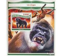 Afrique Centrale République Bloc-Feuillet 1683 (complète. édition) Neuf avec Gomme Originale ** MNH 2017 Singe (Timbres pour Les collectionneurs) Autres mammifères (singes/Dinosaures/éléphants...)