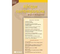 AFRIQUE CONTEMPORAINE 2007/2 N.222
