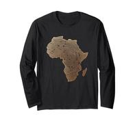 Afrique Continent Empreinte Digitale Identité Heritage Pride Love Manche Longue