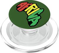 Afrique Continent Lettre Reggae Culture Africaine Pride PopSockets PopGrip pour MagSafe