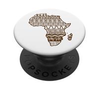 Afrique Contour Carte Motif Carte Continent PopSockets PopGrip Adhésif