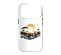 Afrique Coucher De Soleil Baobab Arbres Nature Paysage Horizon Coque pour iPhone 17 Pro