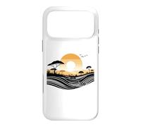 Afrique Coucher De Soleil Baobab Arbres Nature Paysage Horizon Coque pour iPhone 17 Pro Max