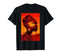 Afrique Coucher De Soleil Silhouette Africain Safari Tradition Savane T-Shirt
