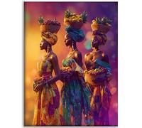 Afrique Diamond Painting Adulte 40x60cm Diamond Painting Beauté ,Activité Manuelle Adulte Broderie Point de Croix Peinture Diamant , DIY Cristal Art Kit Loisirs CréAtifs Enfant Peinture Diamant C-Q469