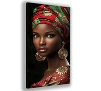 Afrique Diamond Painting Adulte Grand Format,Fille Broderie Diamant Painting Grand Format 80X160CM,DIY Peinture Diamant avec Complet Accessoires et Ronde Diamond Toile,Decoration Murale Maison,Y697Z