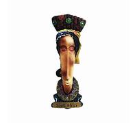 Afrique du Sud 3D masque de réfrigérateur Aimant en résine Souvenirs de voyage faits main Décoration de maison et cuisine Afrique du Sud Aimant de réfrigérateur Collection cadeau