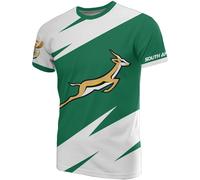 Afrique du sud carte drapeau graphique homme t-shirt mode Springbok impression 3D t-shirts pour hommes vêtements emblème t-shirt Dashiki hauts T-shirt-NXH86588