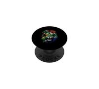 Afrique du Sud Drapeau Sud-Africain Lion PopSockets PopGrip Adhésif