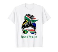 Afrique du Sud fille Afrique du Sud fille Afrique du Sud femme drapeau T-Shirt