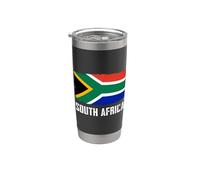 Afrique du Sud Freedom Day Tee Hommes Femmes Drapeau Afrique du Sud Gobelet isotherme en acier inoxydable double paroi
