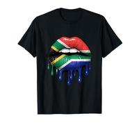 Afrique du Sud Girl Lips Drip T-Shirt