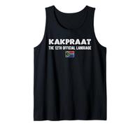 Afrique du Sud KakPraat Funny 12th Official Language Braai Débardeur