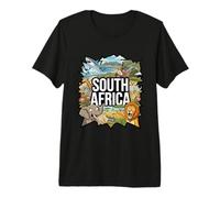 Afrique du Sud Lion Elephant Pointing Meme - Souvenir Africain T-Shirt Haut de Gamme