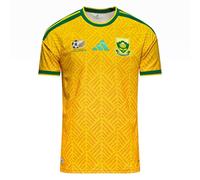 Maillot Domicile Authentique Afrique du Sud Coupe du Monde 2026 Jaune S Male